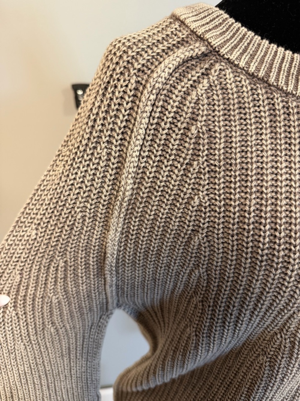 Zenana Gray Oversized Sweater | Small | NWOT | Cozy Neutral - Picture 4 of 4